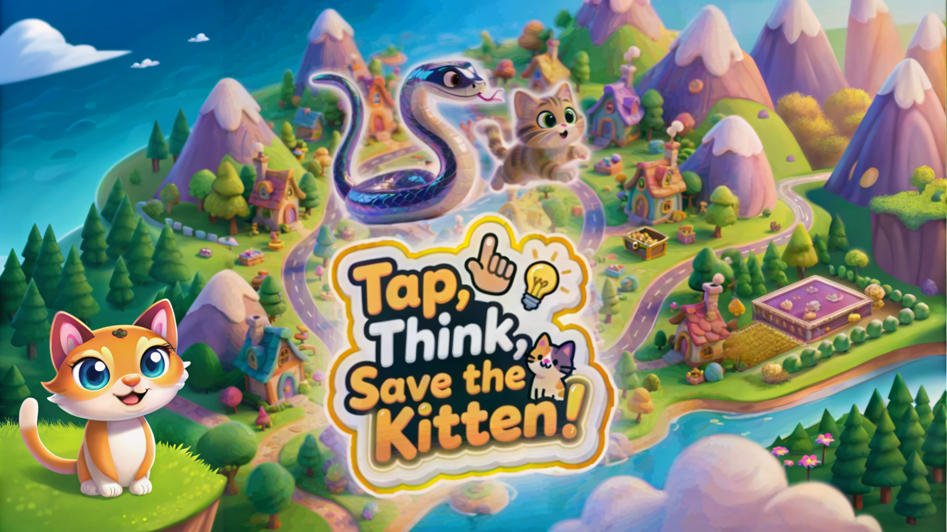 Tap, Think, Save the Kitten!