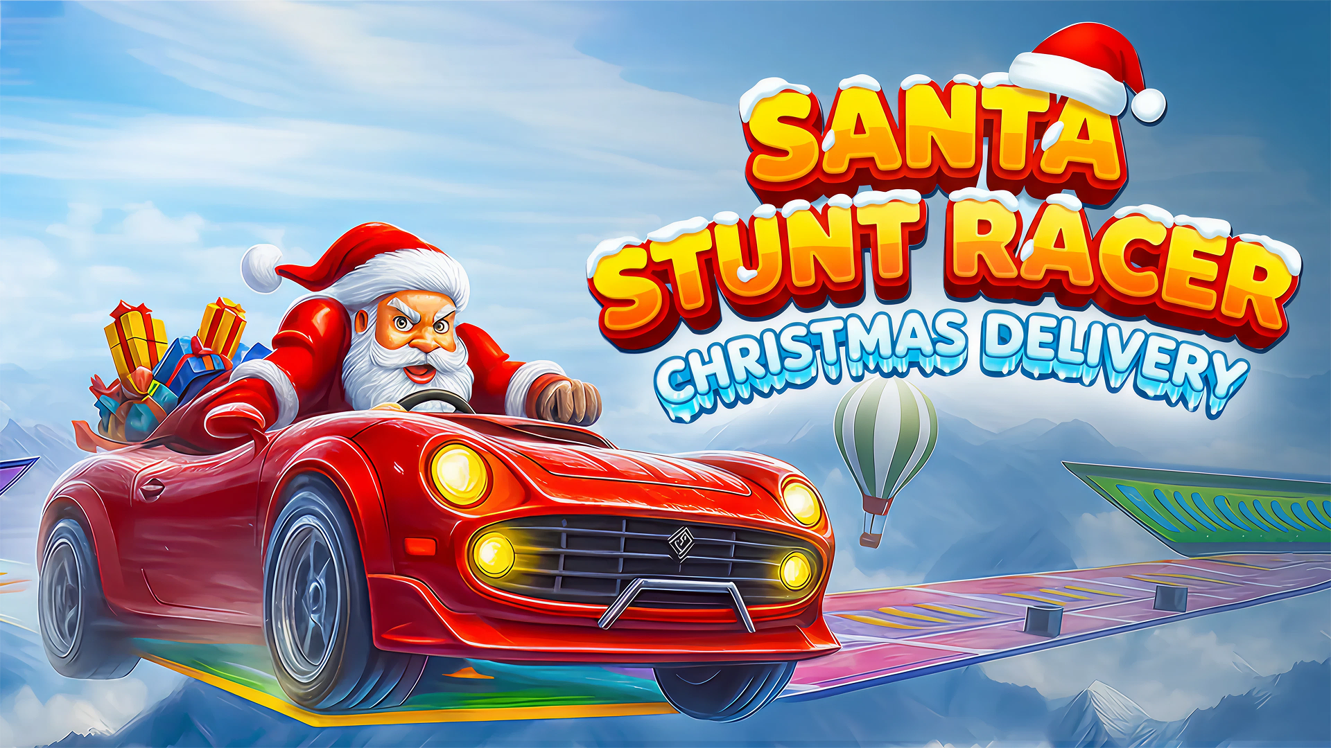 Santa Stunt Racer Christmas Delivery