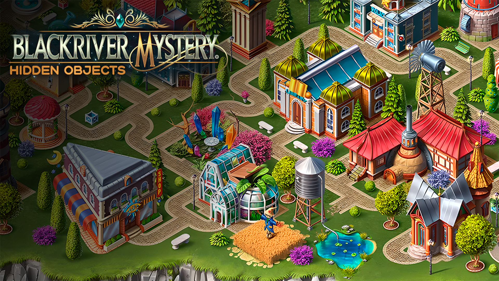 Blackriver Mystery. Hidden Objects