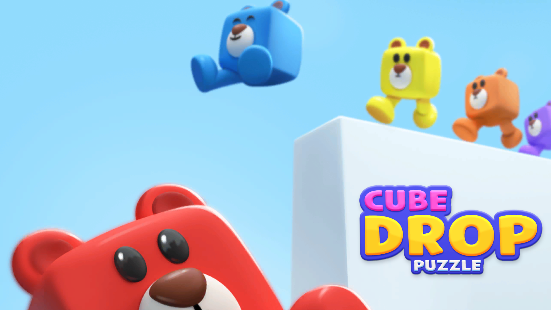 Cube Drop Puzzle: Match Color