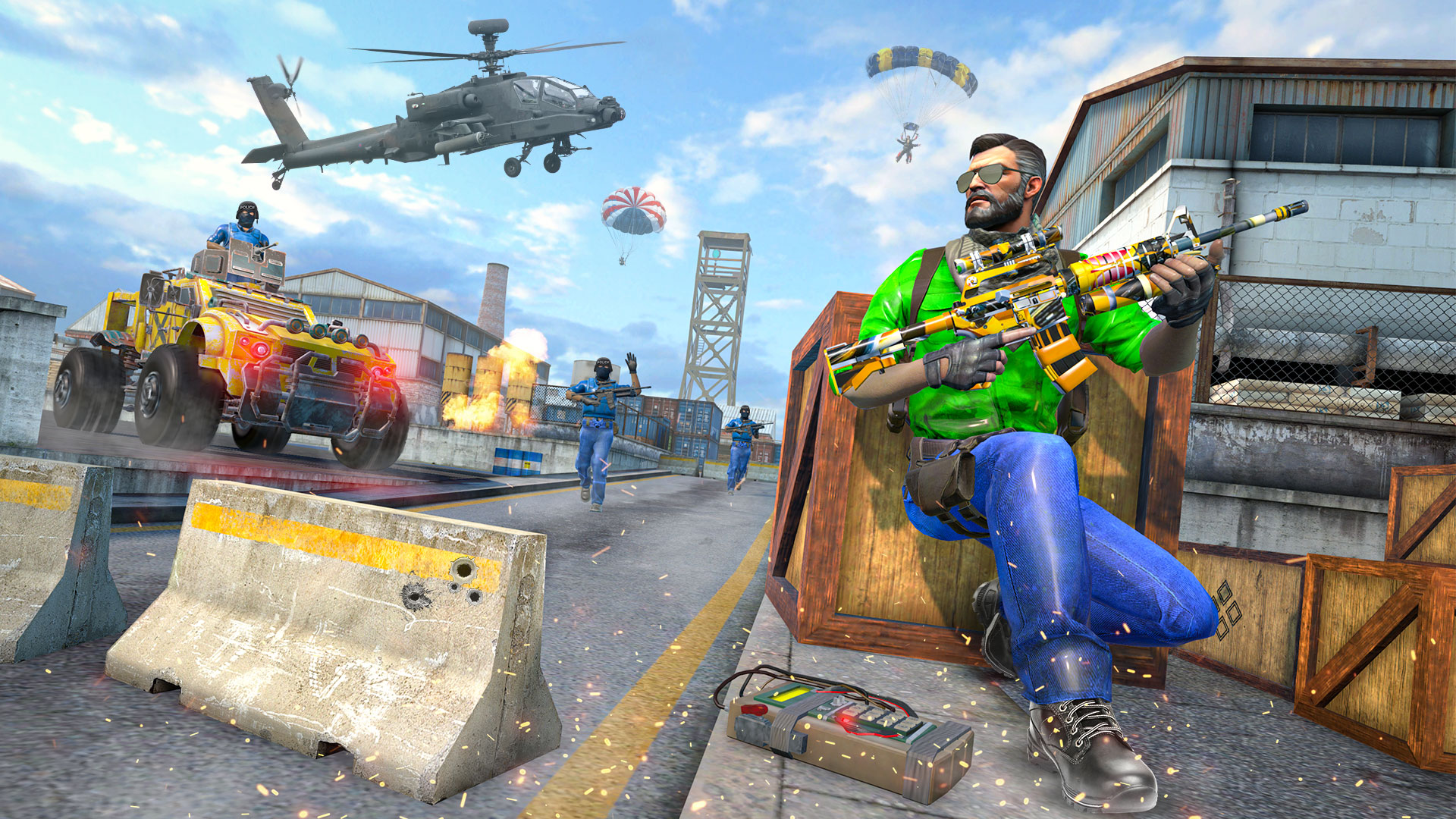 FPS Gun Shooting Game 3D