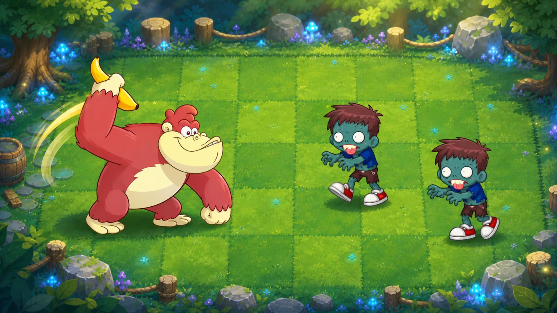 Zombie vs Gorilla