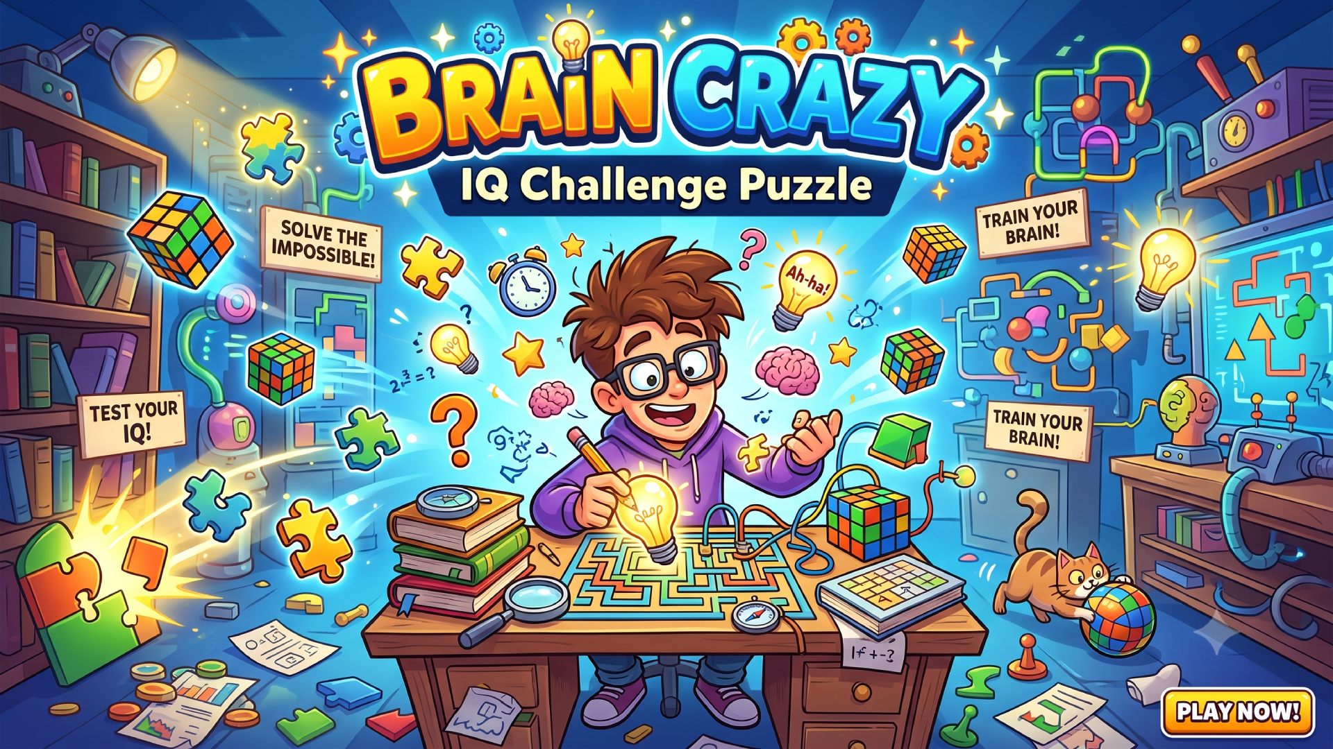 Brain Crazy: IQ Challenge Puzzle