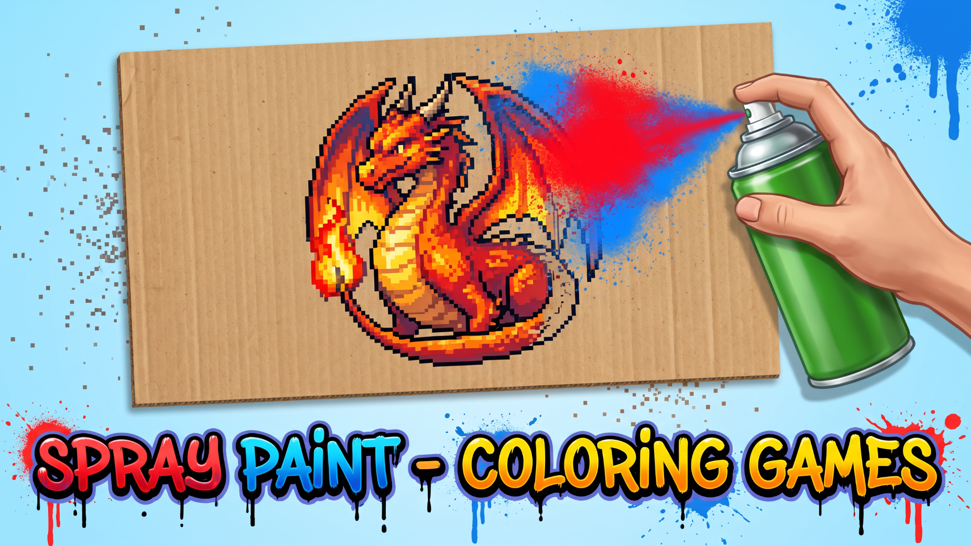 Spray Paint - Coloring Games