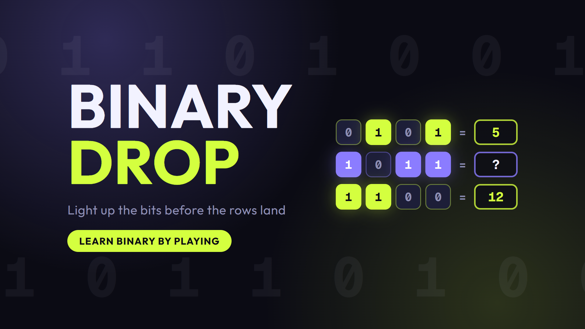 Binary Drop