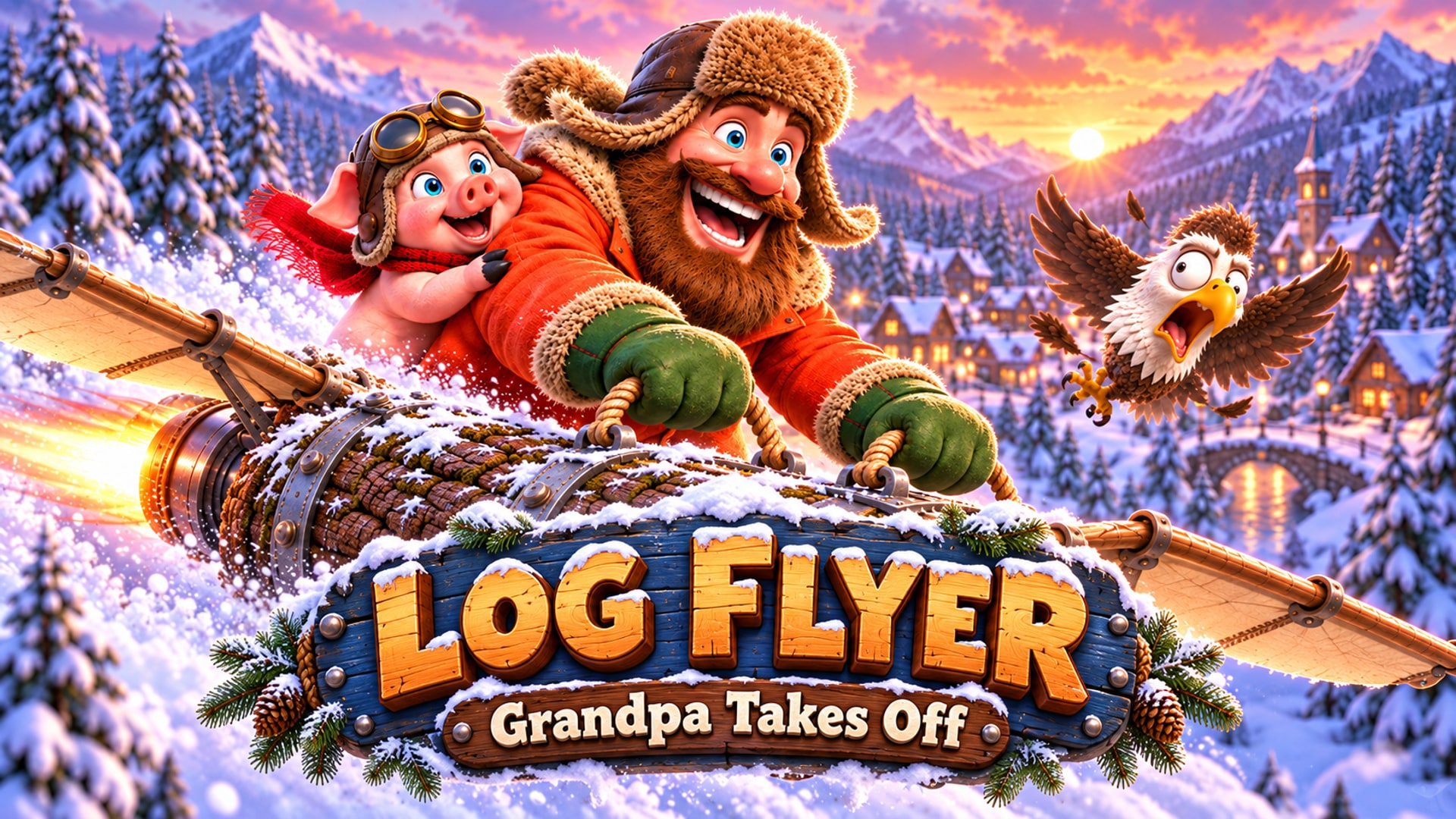 Log Flyer: Grandpa Takes Off