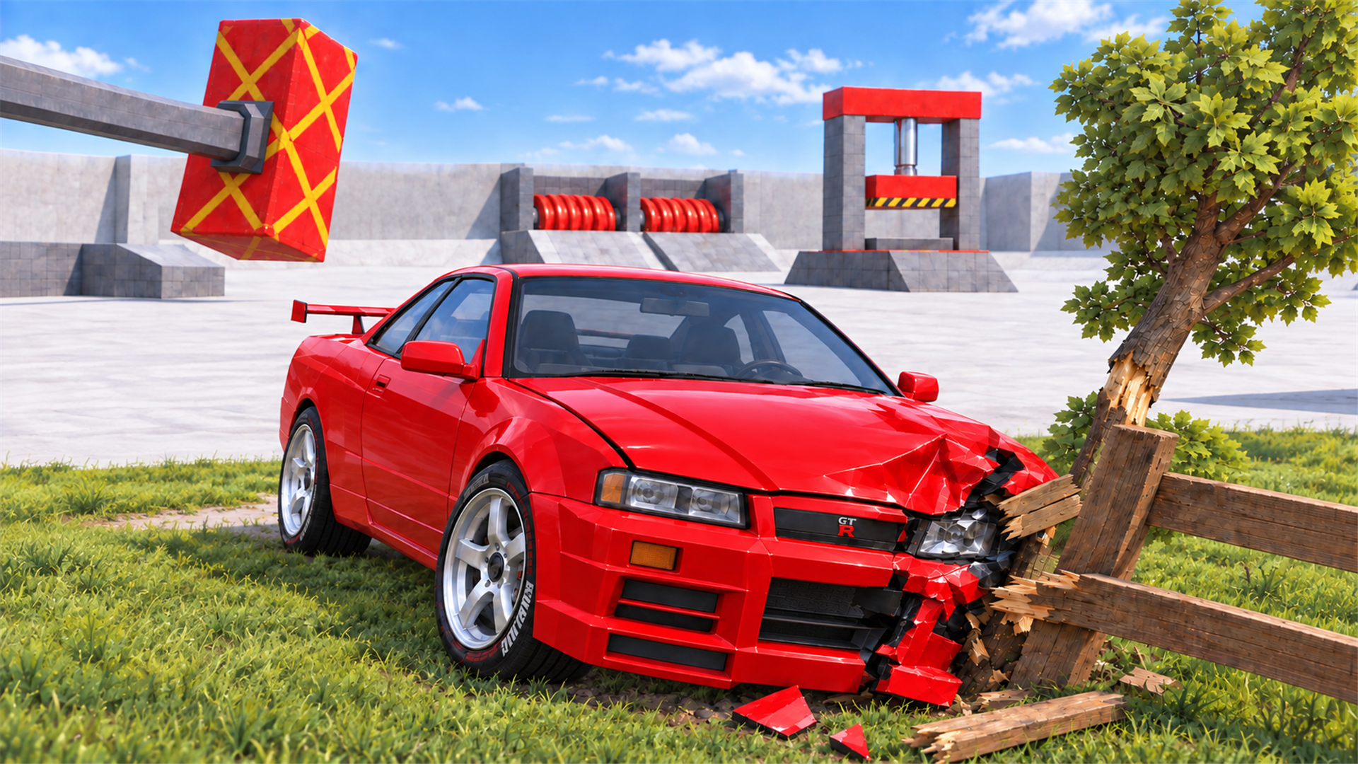 Realistic Car Destruction Sandbox