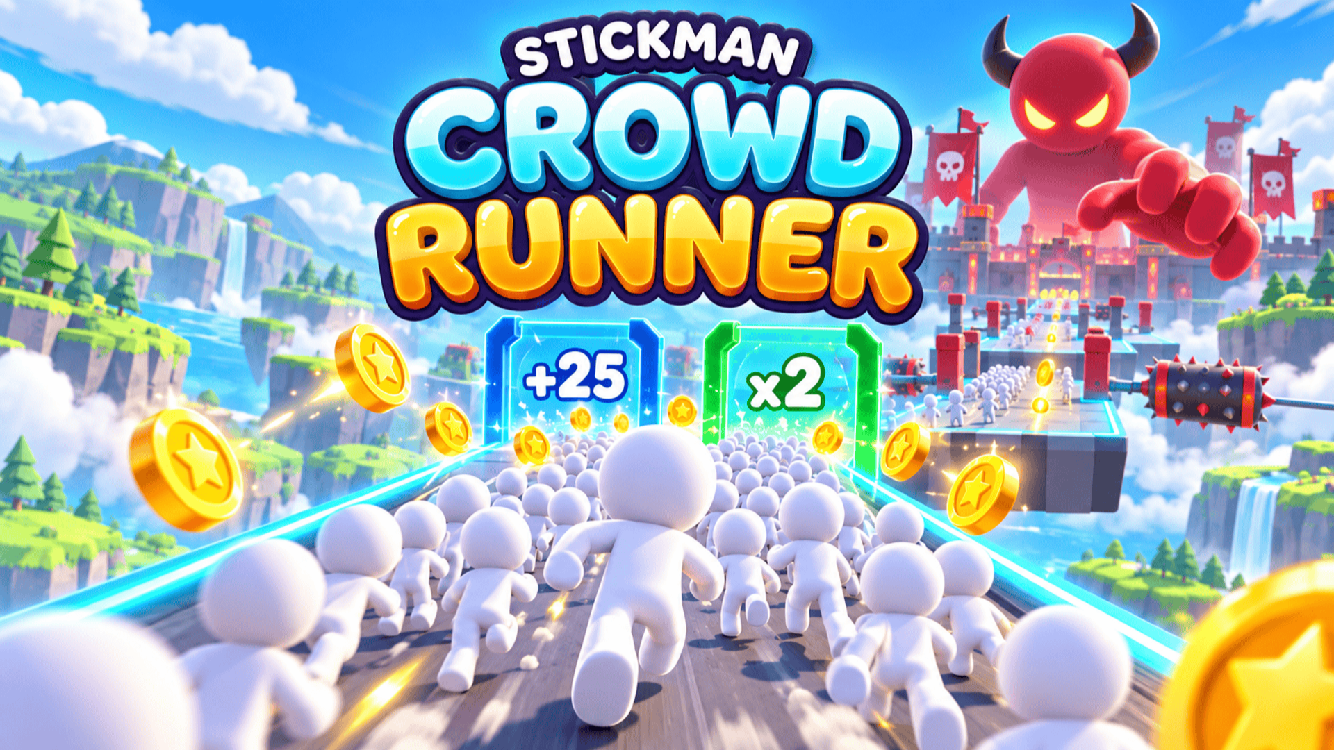 Stickman Crowd Runner 3D