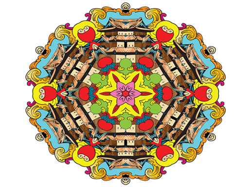 Mandala coloring book for adults and kids