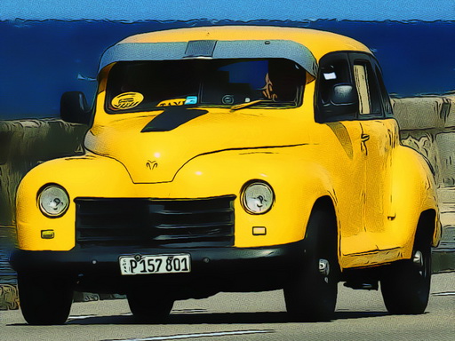 古巴計程車拼圖