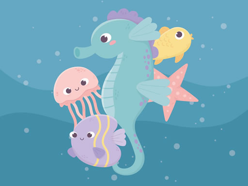 可愛魚記憶遊戲