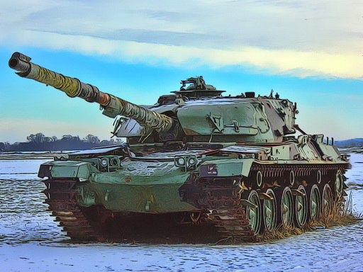 軍用坦克拼圖