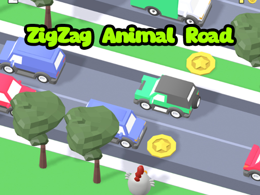 動物 ZigZag 道路