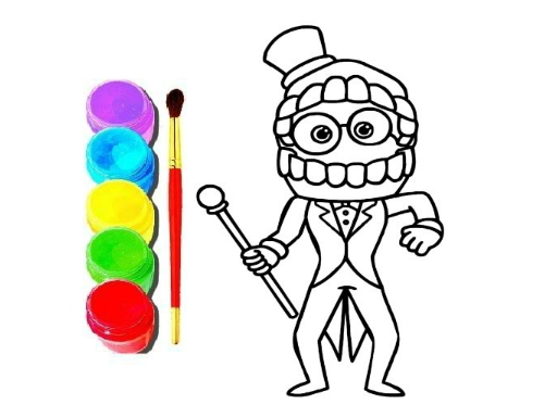 數位馬戲團點 Paint